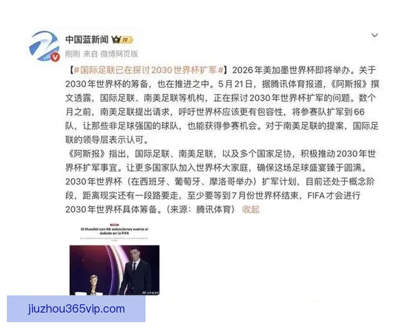 2026世界杯扩军为全球足球带来新机遇与挑战分析